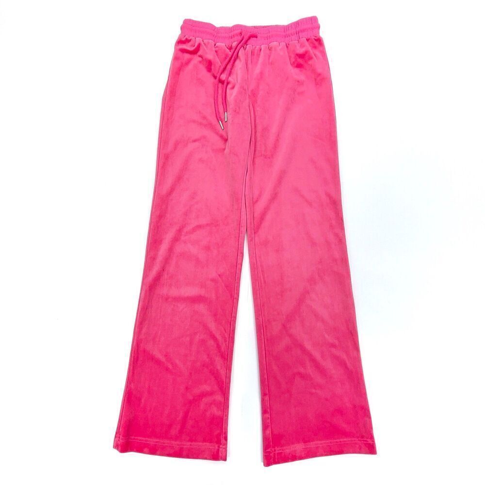 DOLLS KILL Edikted Erin Low Rise Velour Sweatpants Straight Leg Track Pant Small